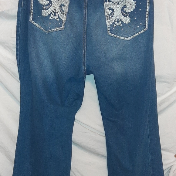 Est. 1946 Denim Jeans, Women's Plus Size Wide Leg, 22WP. - Picture 2 of 4